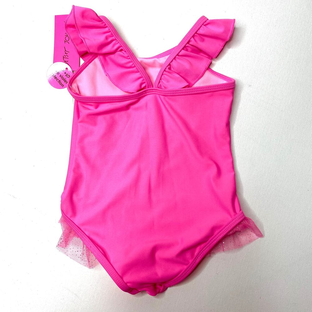 Betsey Johnson Sequin Unicorn Swimsuit Sz 2T - Picture 5 of 9